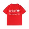 Olunteer Team Of The Unicef Charity Organization Tshirt Unisex Unisex 2026 Summer New Fashion Unisexs Tshirt Cotton Breathable Tees