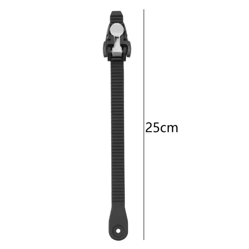 

Multi-Purpose Ratchet Back Strap Lock Buckle Fixing Accessory Outdoor Heavy Duty Grip Lock Bundle Strap Adjustable Tension Strap B