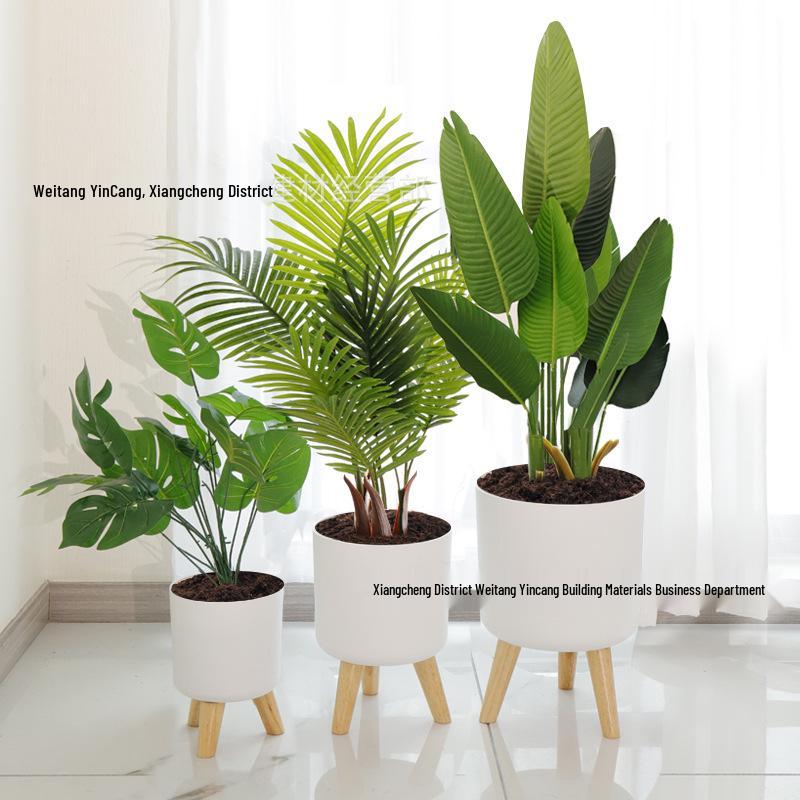 Nordic Style Self-Watering Faux Ceramic Plant Pot for Hydroponic Pothos