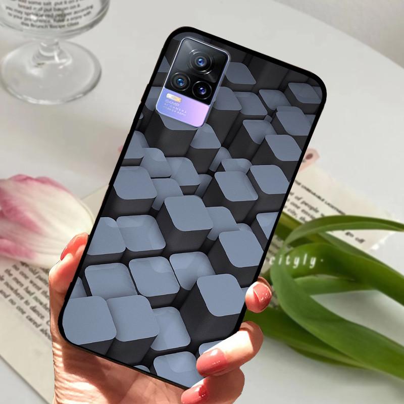 For Vivo V21e Case V 21e V2061 V2055 Soft TPU Phone Protective Fundas Cover For Vivo V21 V 21 4G 5G Shockproof Bumper Shells