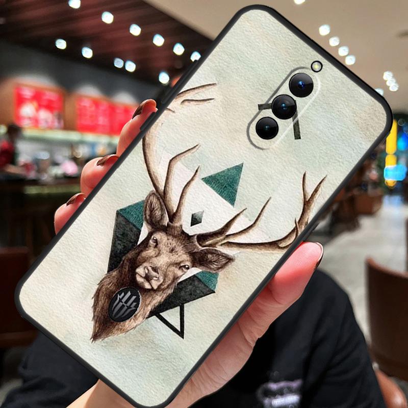 Deer Case For ZTE Nubia Red Magic 10 Air 7 6S 7S Pro Red Magic 11 10 9 8 8S 9S 10S Pro Plus Cover