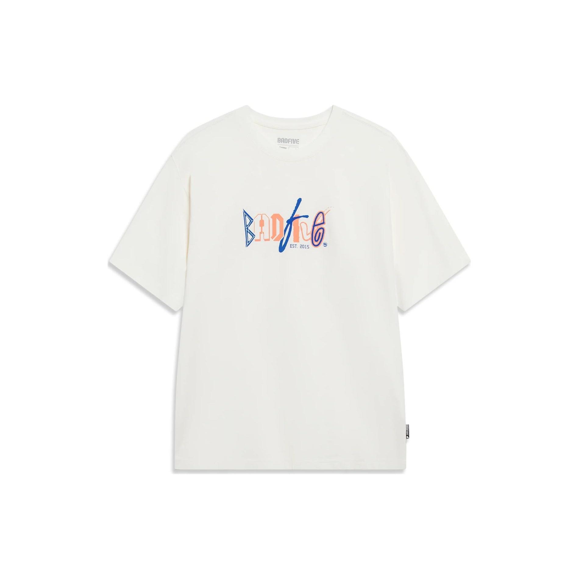 Li-Ning BadFive Logo T-shirt White Men s AHST283-5 XXL