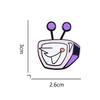 Broche de TV Desenho Animado Tenna Jogo de Role-Playing Deltarune Emblema de Metal Pin de Moda Anime Fofo Acessórios para Mochila Roupas