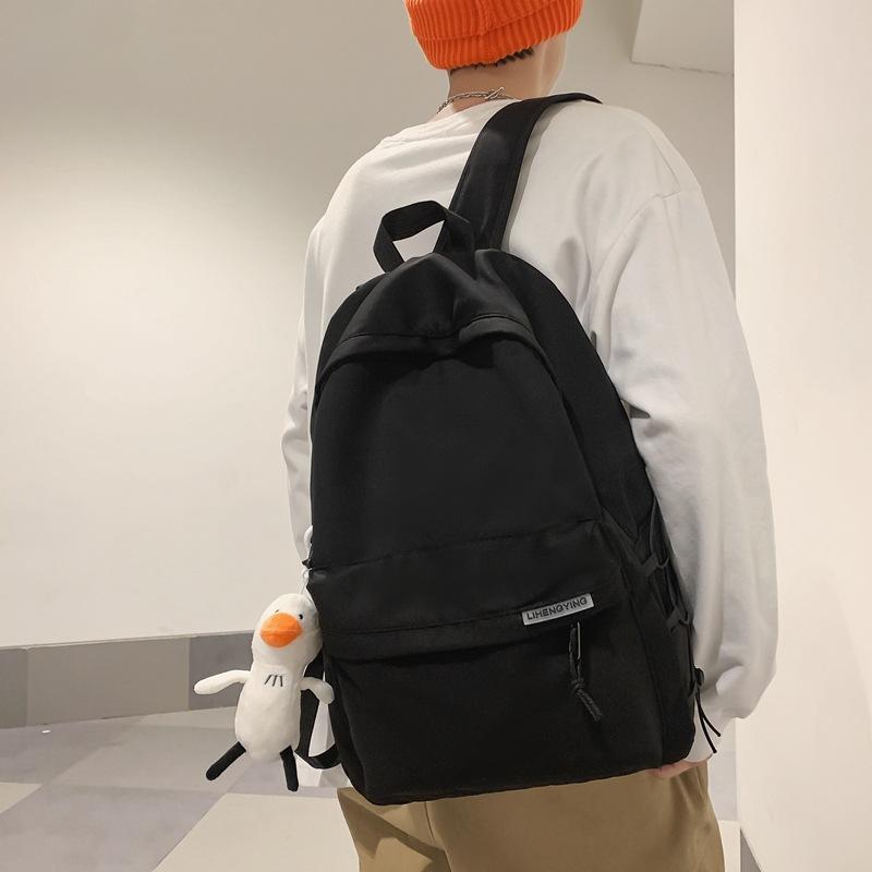 Retro Backpack Student Schoolbag Men's And Women's Backpack