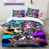 Cool Gundam Pattern Bedding Set 3Pcs Printed Duvet Cover Set Boys Bedroom Bed Set No Sheet No Comforter Core