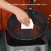 Frying Pan Stainless Steel Ergonomic Handle Fast Even Conduction Antistick Cooking Skillet for Bacon Steak Onion