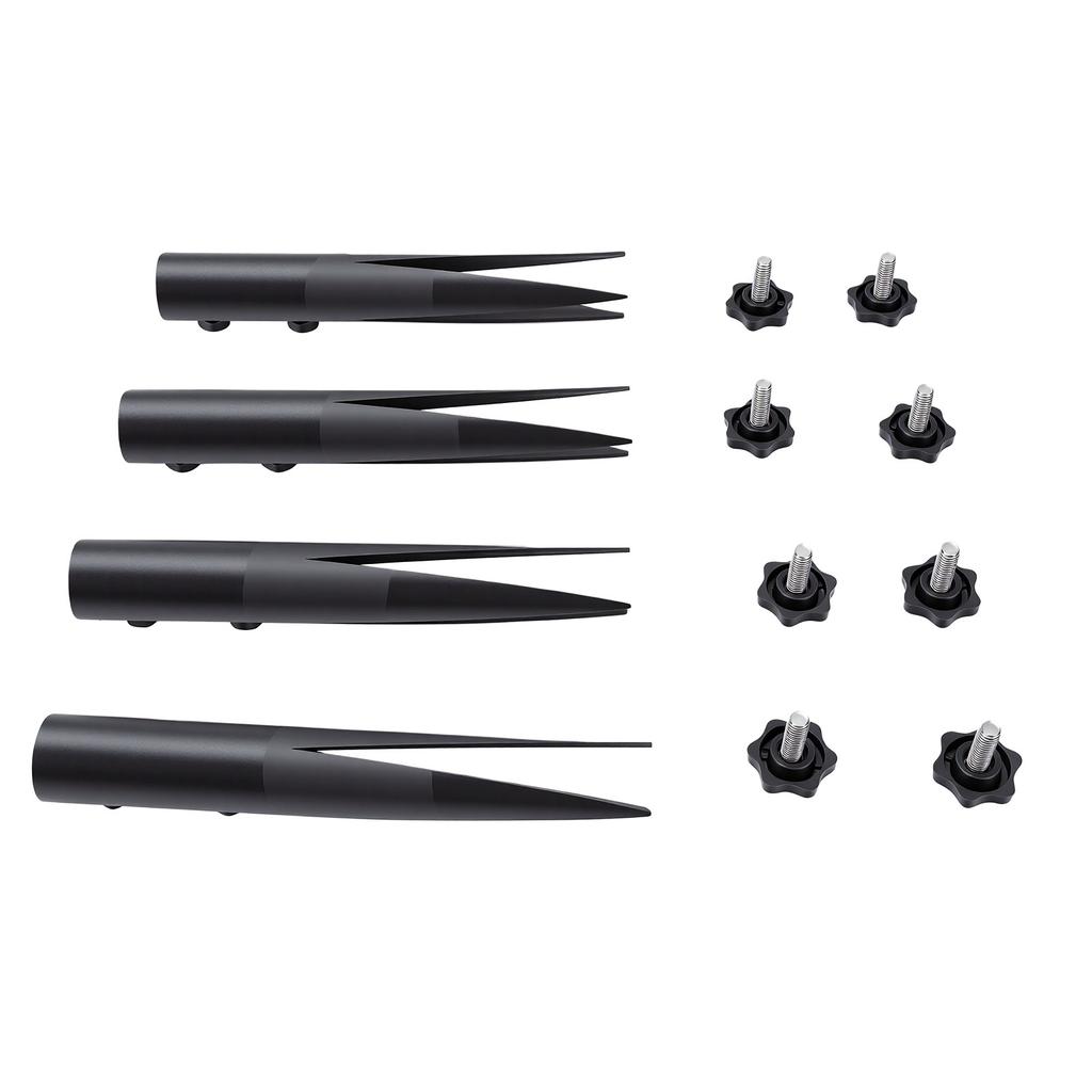 4Pcs Ground Replacement Stake Adjustable Outdoor Torch Stake for 1 2 In to 1 1 4 In Diameter Flagpole Solar Light Garden