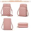 Wellvie Classy Women's Smartphone Shoulder Bag with Multi-Layer Pockets, Multi-Purpose Smartphone Pouch, and Multi-Purpose Smartphone Pouch,