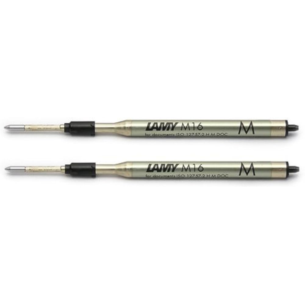 Lamy LAMY Ballpoint Pen Refill LM16 - Black M (Medium) Set of 2