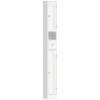 Bathroom Cabinet, Narrow Bathroom Cabinet with Drawer, Arched Doors, Open Shelf, Adjustable Shelf, 20x20x185 Cm, White
