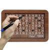 Wooden Money Bank Handmade Home Decor Craft Savings Box for Desk Countertop with Coin Slot
