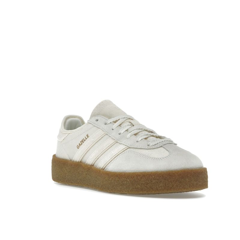 Adidas CLOT X Gazelle Crepe Sole Pack - Cream White Men Sneakers Core-White Gold-Metallic JR5410