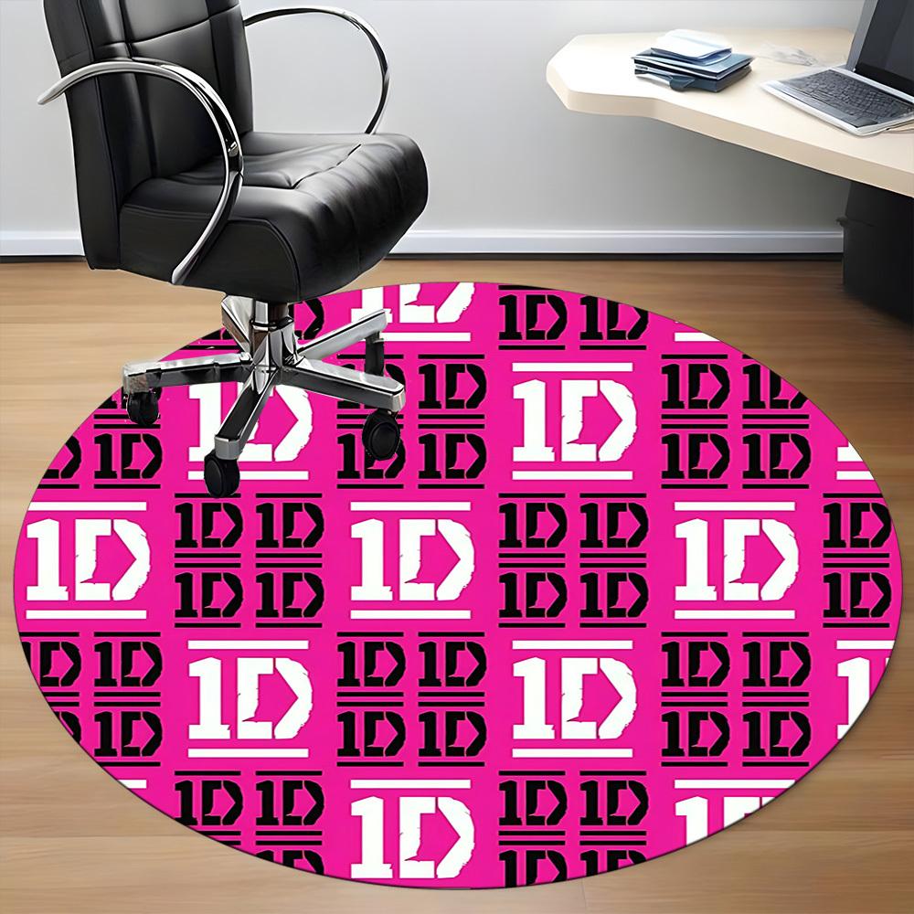 1pc One Direction Merchandise Chair Carpet for Office Non Slip, Lightweight, Machine Washable Rug for Office, Sleeping, Room Holiday Decor