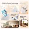 V380 Panoramic WiFi Bulb Camera with Dual-Light Night Vision & Remote Control