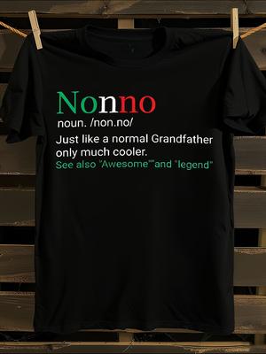Funny Italian Nonno Grandfather T-Shirt Mens Tshirt Womens Tshirts with Letters Print Short Sleeves T-Shirt Casual Street Tee Shirt Top