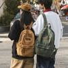 Junior Senior High School Student Schoolbag Women's Large Capacity Travel Backpack Men's Canvas Backpack