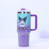 40oz Insulated Car Mug With Handle Accent 304 Stainless Steel Leak-Proof Travel Cup Home Office Outdoor Sports