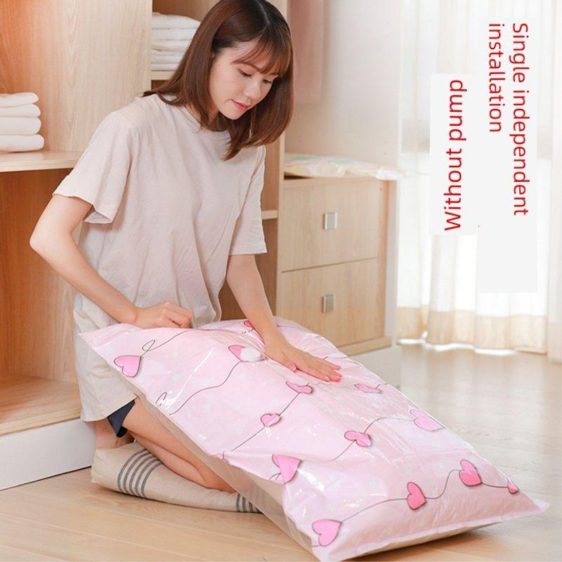 Suction Vacuum Buggy Bag Small Medium Oversized Clothes Quilt Compression Bag Thickened Luggage Clothes Organizer Bag