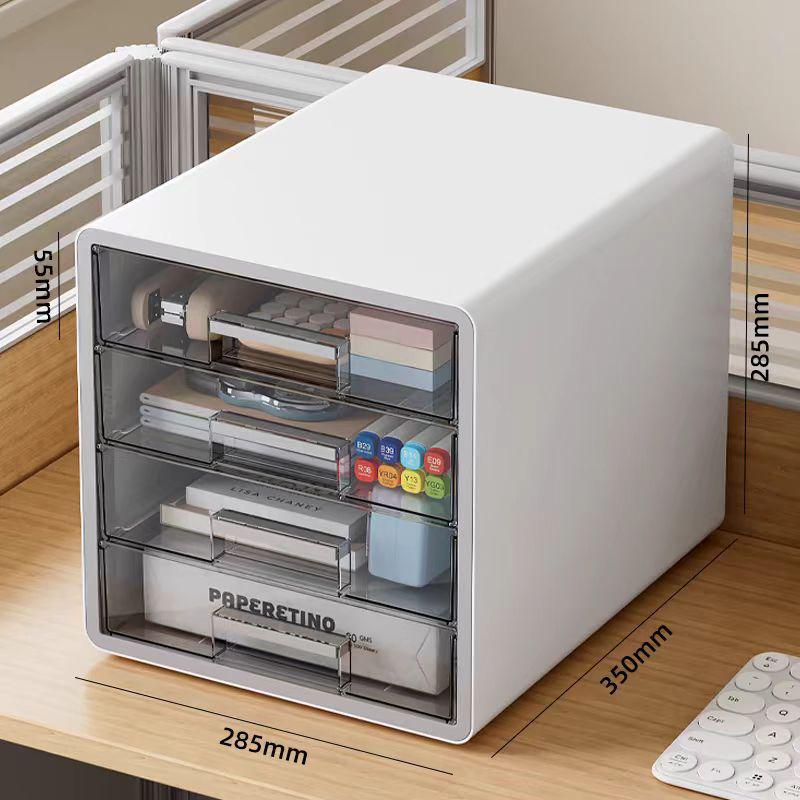 Abschließbarer mehrschichtiger A4-Desktop-Aktenschrank und Aufbewahrungsbox