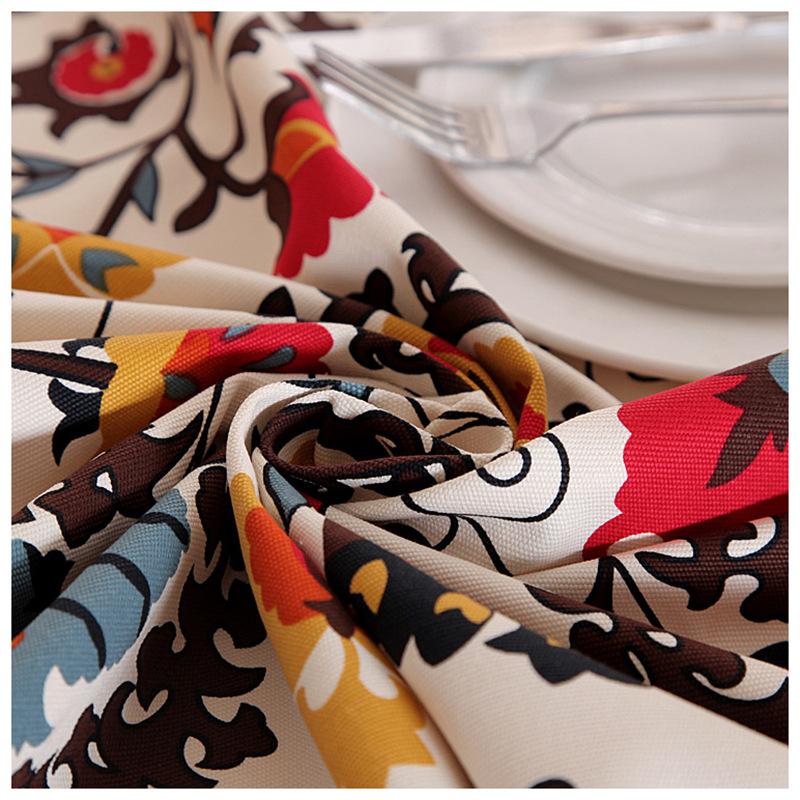 Mingzu Cotton Thickened Canvas Sunflower Coffee Table Tablecloth Dining Table Cloth