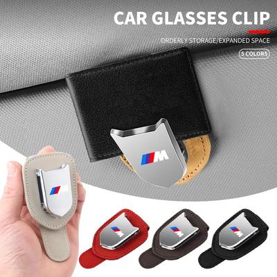 Car Sun Visor Automotive Hanger Clip Ticket Card Mount Clips Sunglasses Holders For M M3 M4 F07 F34 F30 F20 F10 E60 E46 E53