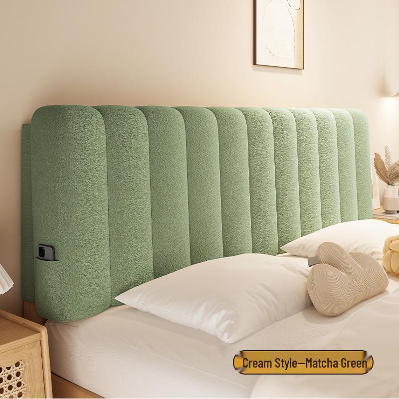 Pernă de tăblie crem stil tatami din lână teddy de înaltă calitate - Pernă de spătar lavabilă și moale