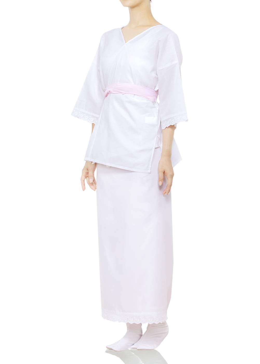 

Kyoetsu Комплект нижнего белья для кимоно Хем и Фукусуке Таби Размер L Размер Таби Женский 3 предмета (Нижнее белье, Защита, Носки) (Нижнее белье, + Носки, 24.5см) белый