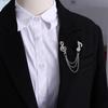 Pin Zinc Zinc Alloy Clothes Accessories Sweater Coat Collar Pin Korean Style Badge Musical Note Brooch