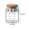 Spiritual Comfort Bible Verse Prayer Jar Christian Scripture Gift Quran Verse Jar Color-Coded Bible Verses for Christmas Easter