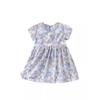 Summer 2024 New Sweet Princess Dress for Baby Girls, Stylish Floral Short-Sleeved Dress, Thin Summer Tulip Dress