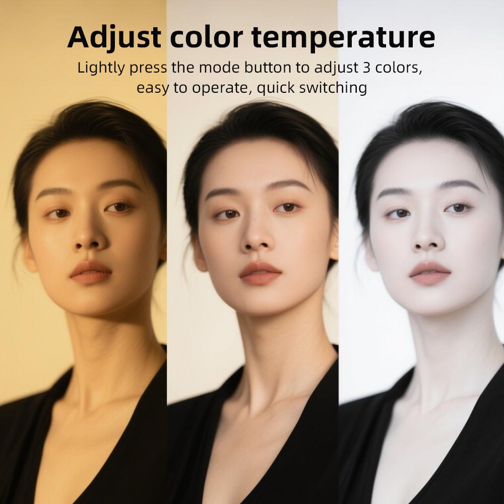 Flymile Magnetic Mini Light for DJI Osmo Pocket 3/Action 4/5 Pro IPX4 Water Resistance Brightness 4 Levels Live Vlogging 600mAh