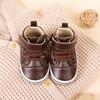 PU-Softsohlen High-Top-Sneaker für Babys (0-12 Monate)