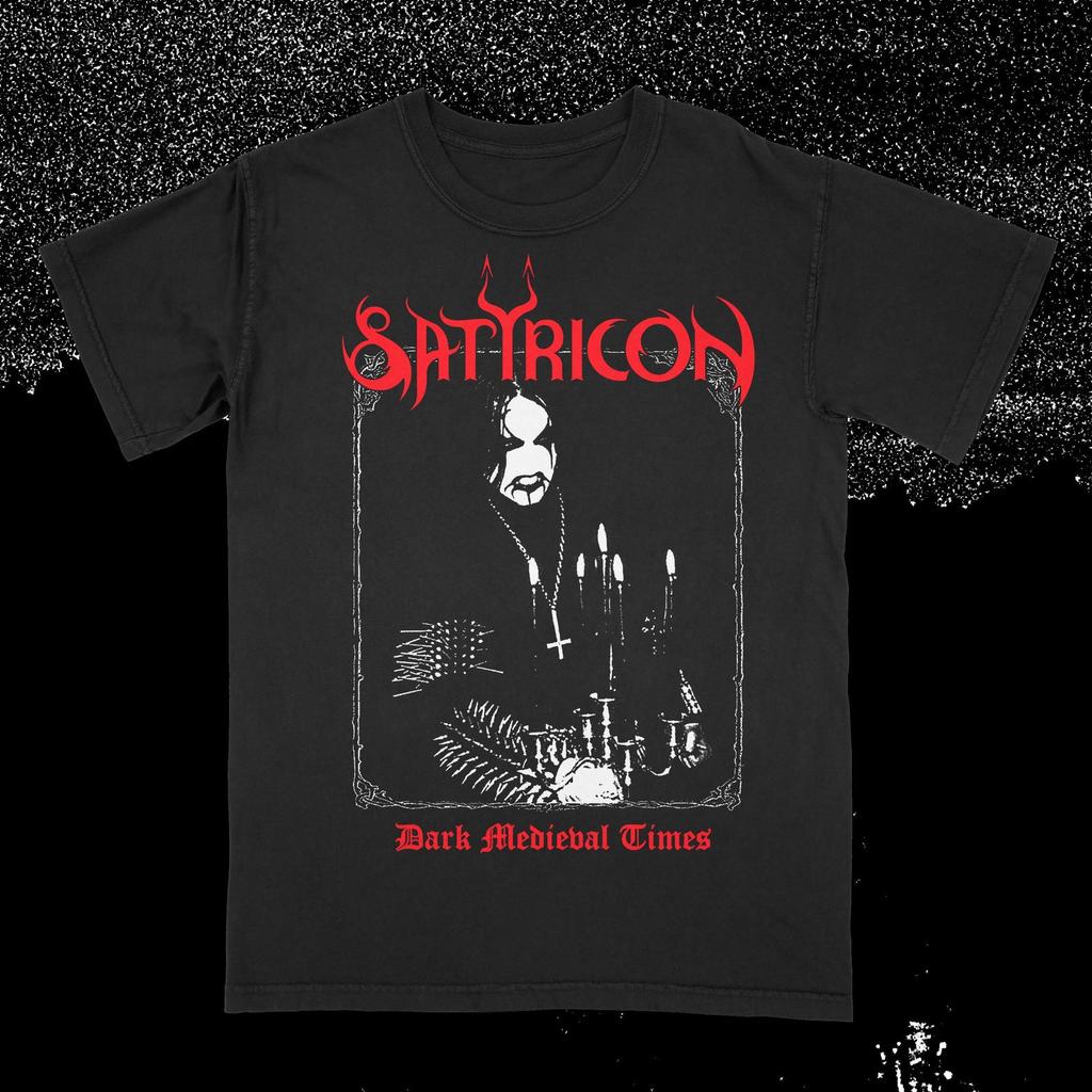 Satyricon Dark Medieval Times Band Tee Unisex Black Metal Shirt