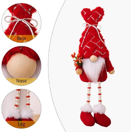 Mother's Day Gnomes Plush Gifts for Women -2Pcs Spring Couple Gnome Decoration Home Decor Wedding Mom Gnomes Ornaments GIF