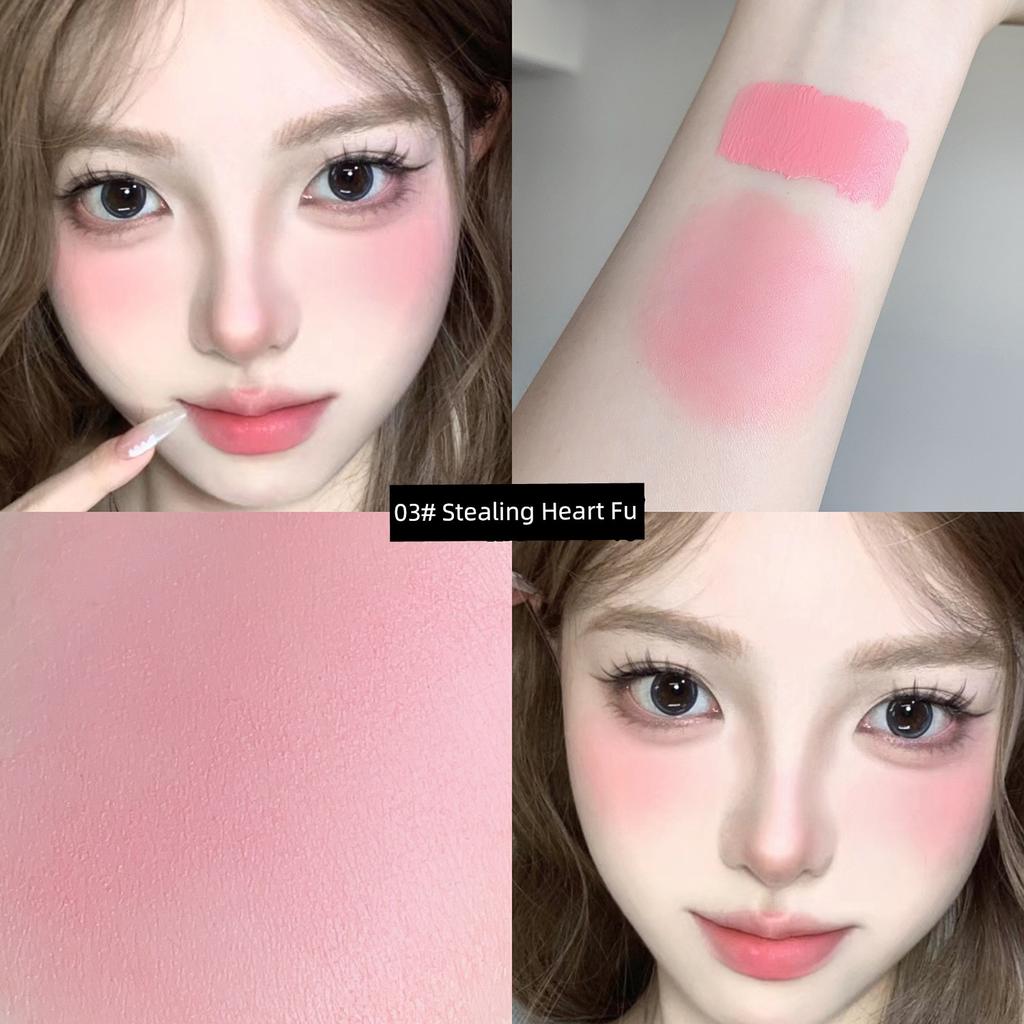 Tender! The Whole Face Can Be Wiped! Light Mist Milk Cream Blush Mud Nude Makeup Nature Delicate Swelling Color