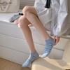 Spring and Summer Socks for Women, Pure Cotton Boneless Short Socks, Versatile, Simple and Trendy Socks, Boat Socks, Shallow Mouth, School Style