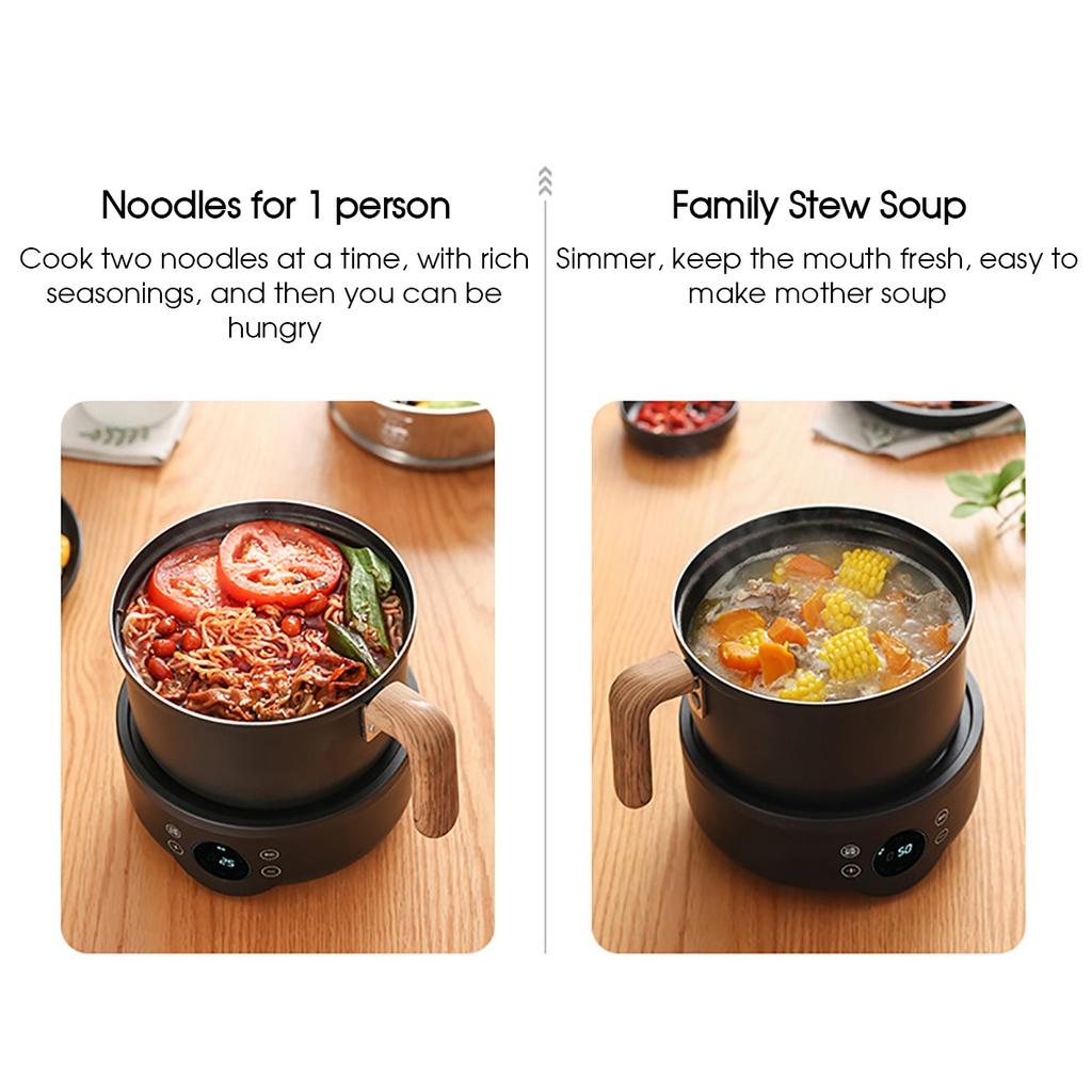 220V 1.8L Electric Cooker Multi-Function Household Intelligent Split Small Electric Pot Mini Cooker Electric Hot Pot Dormitory