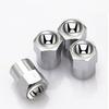 For Honda aride134Pcs Metal Tire Valve Cap Car Tyre Air Stems Cover Accessories For Honda Civic FIT Accord Prelude CRV 5th City CRZ CRX Jazz HRV