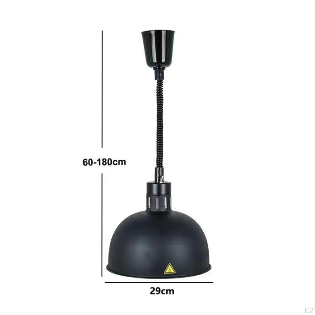 Buffet Warming Lamp Heating Adjustable Length 60-180cm Fried Food E27 Catering Heat