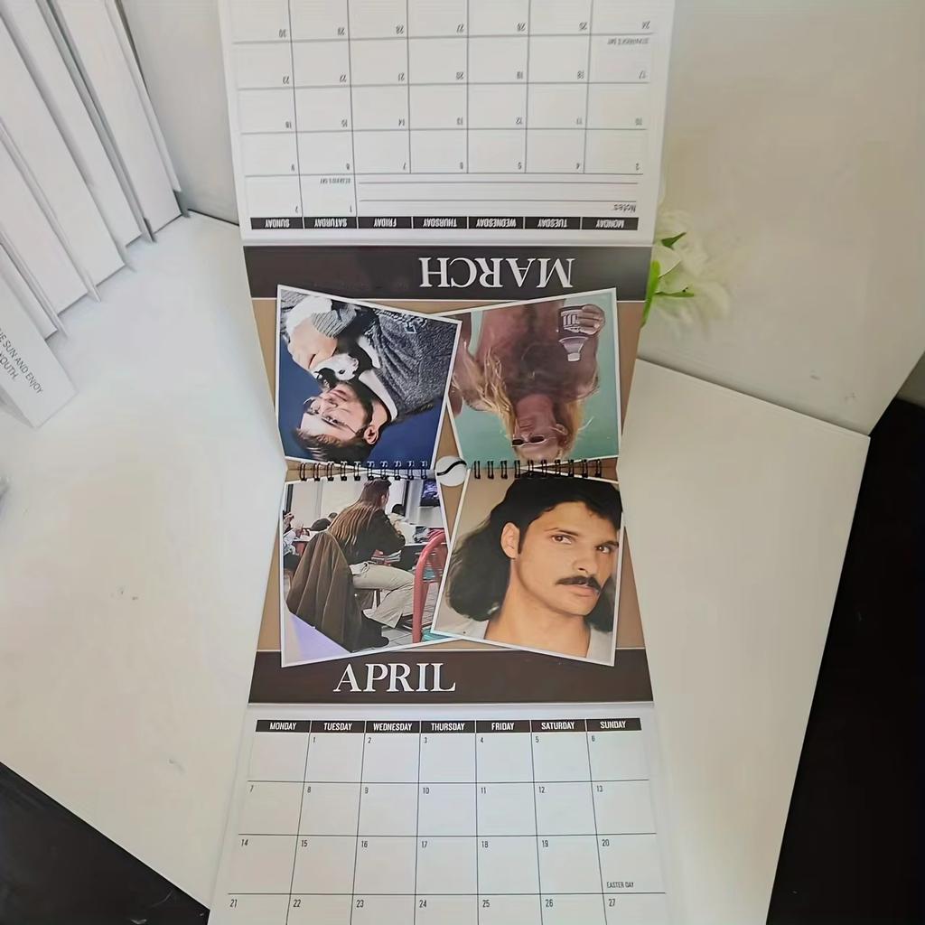 2026 Mullet Calendar Hair Stylist Journal Daily View Journal & Organiser Hair Stylist's Mullets Funny Cool Calendar