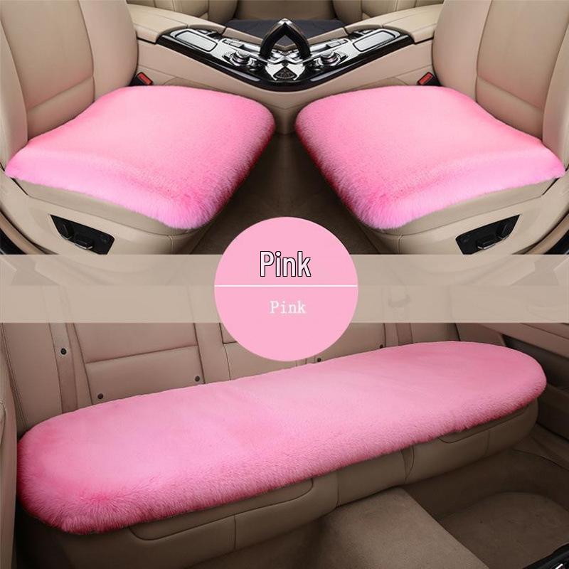 Set Universal de Perne de Pluș din Lână pentru Scaune Auto pentru Dongfeng Nissan Livina - Cald de Iarnă, Trei Piese