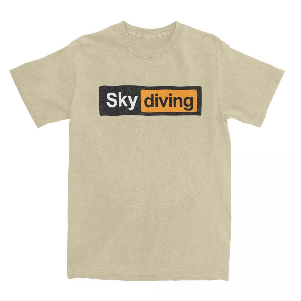 Funny Parachute Skydiving Merch Shirts for Men Women Skydive Lover Skydiver Vintage  Printed Cloth