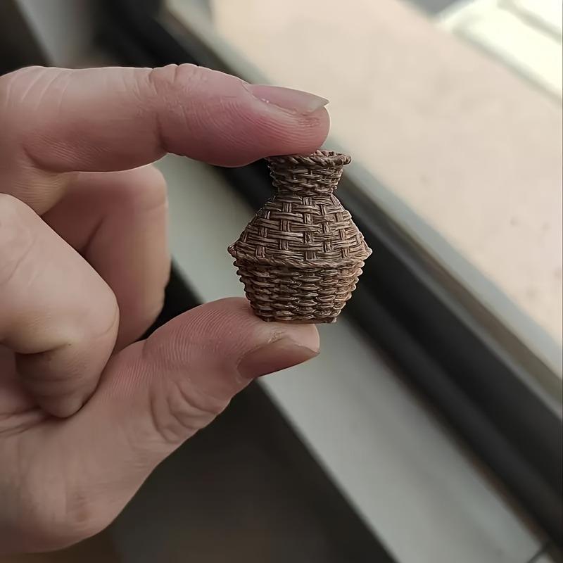 Bamboo Woven Furniture Resin Ornaments Fish Baskets Handicrafts Creative Home Decor Accessories