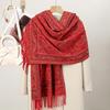 New Shawl Warm Winter Scarf Hijab Women Print Paisley Cashmere Pashmina Thick Wrap Head Neck Foulard Luxury  Blanket Echarpe