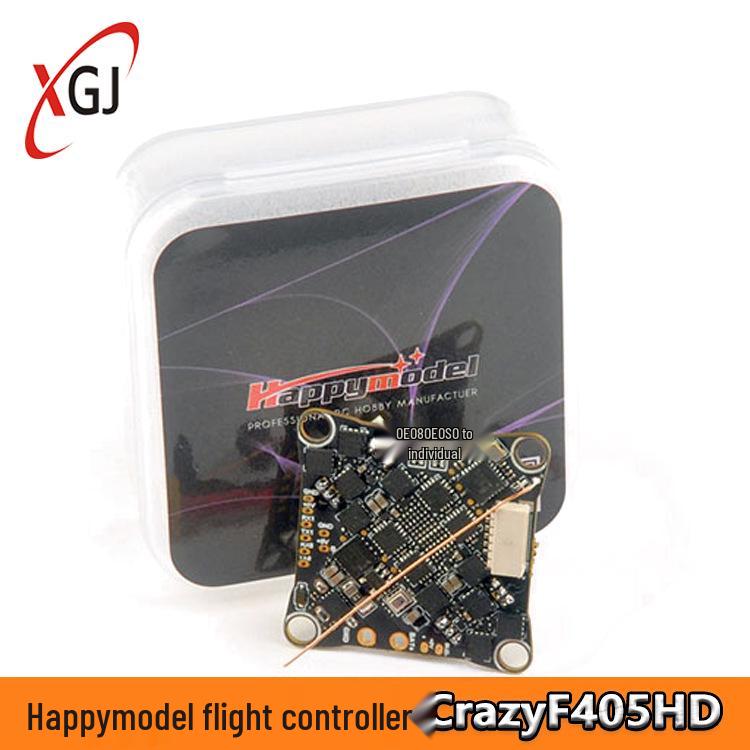 

CrazyF405HD FC: Integrated ELRS Receiver, 12A ESC, Blackbox, Barometer, FPV Racing Drone Controller. F405HD