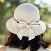 Bow Sunscreen Hat Women's Summer Sweet Elegant Fashion Basin Hat Mountain Climbing Travel Sun Hat