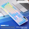 K600 Gaming Mechanical Keyboard with Illumination and Two-Tone Design - Computer Accessories