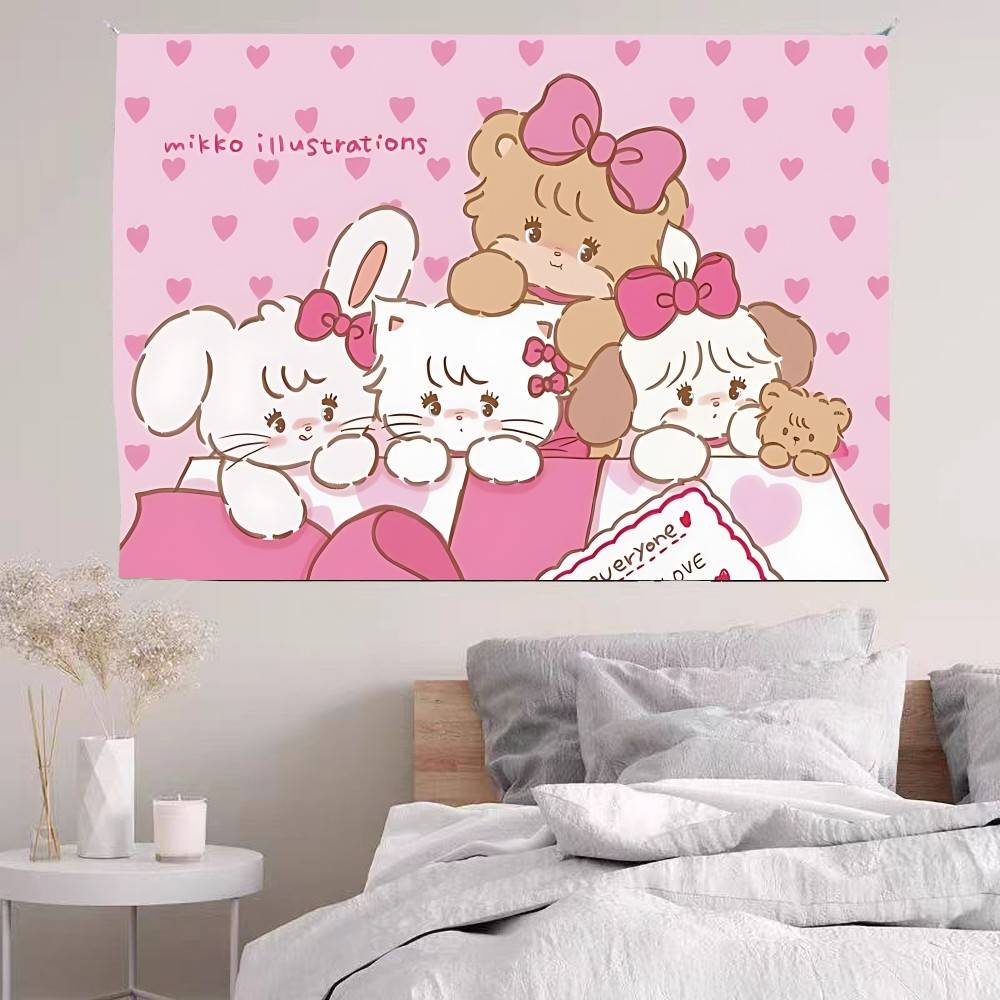 MMikko CCharacters Tapestry Customizable Tapestries Of Various Styleswall Hangings Celebrity Photo Printingwall Hangings