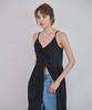 MARROT Pintuck Shirred Dress_Black