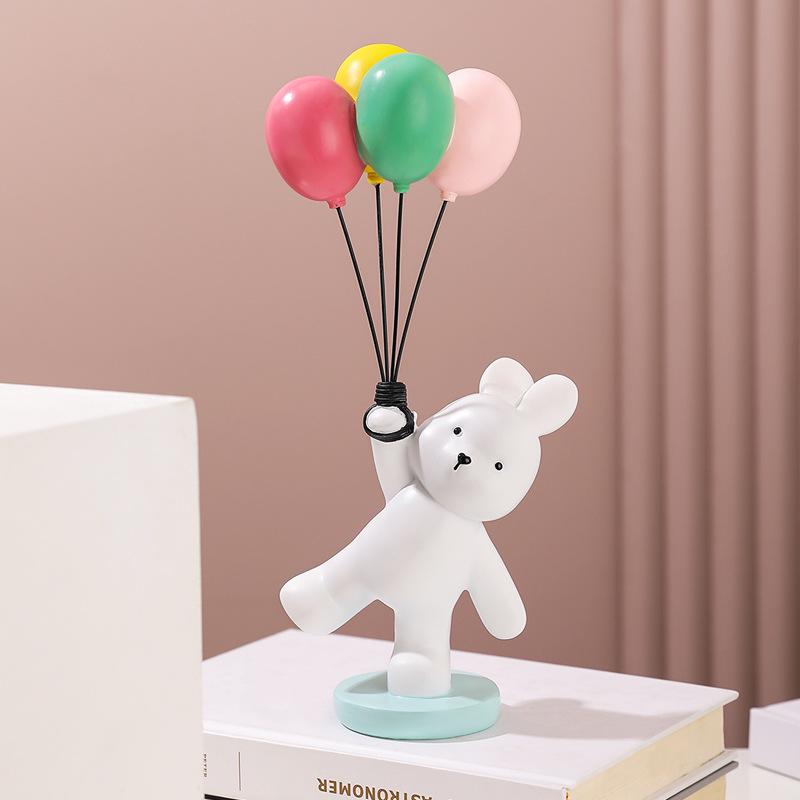 Handmade Cute Rabbit Ornament for Wine Cabinet, Bookshelf, or Living Room Decor